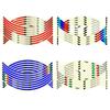 Rim Stripe Tape Motorcycle Wheel Stickers Motorbike Rim Tape Car Wheel Stickers Reflective Rim Tape