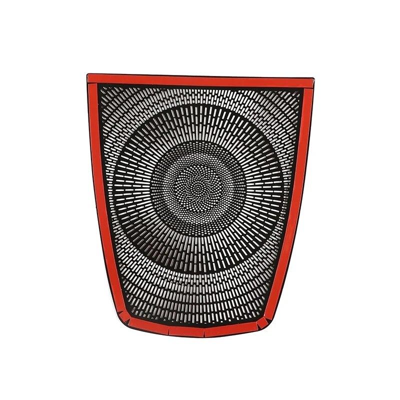 Aluminum Alloy Black Car Styling Dashboard Speaker Cover Stickers For BMW 7 Series F01 F02 F03 F04 2009-2014 Auto Accessories