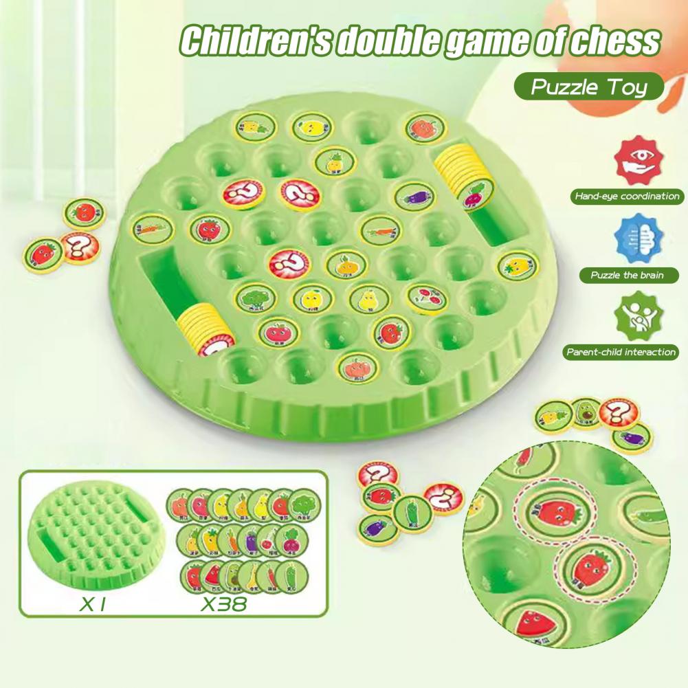 Улучшающая память игра Развивающая игрушка-испытание для памяти для малышей Транспорт Карьера Шахматы Игра на совпадение Настольная игра для тренировки концентрации