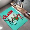 Band Cartoon Style Carpet Design suitable as a non-slip mat for the living room or bedroom sofa