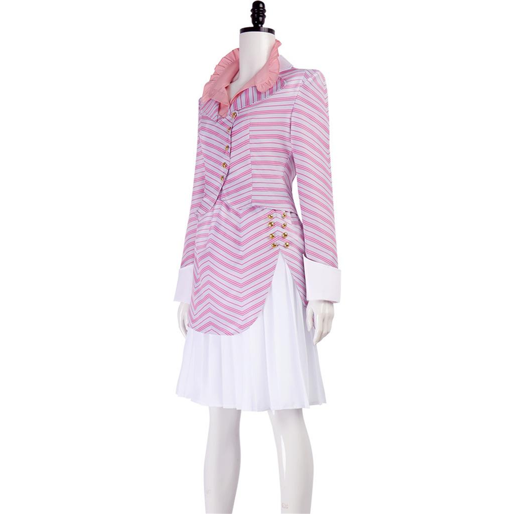 Косплей Куртка с длинным рукавом в полоску + Юбка в полоску + Однотонная рубашка