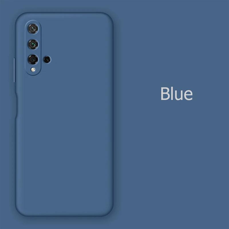 Чехол для Huawei Nova T, матовый мягкий чехол из жидкого силикона для Huawei Honor 20 10 30 Pro Plus 0 Pro P40 Lite Pro