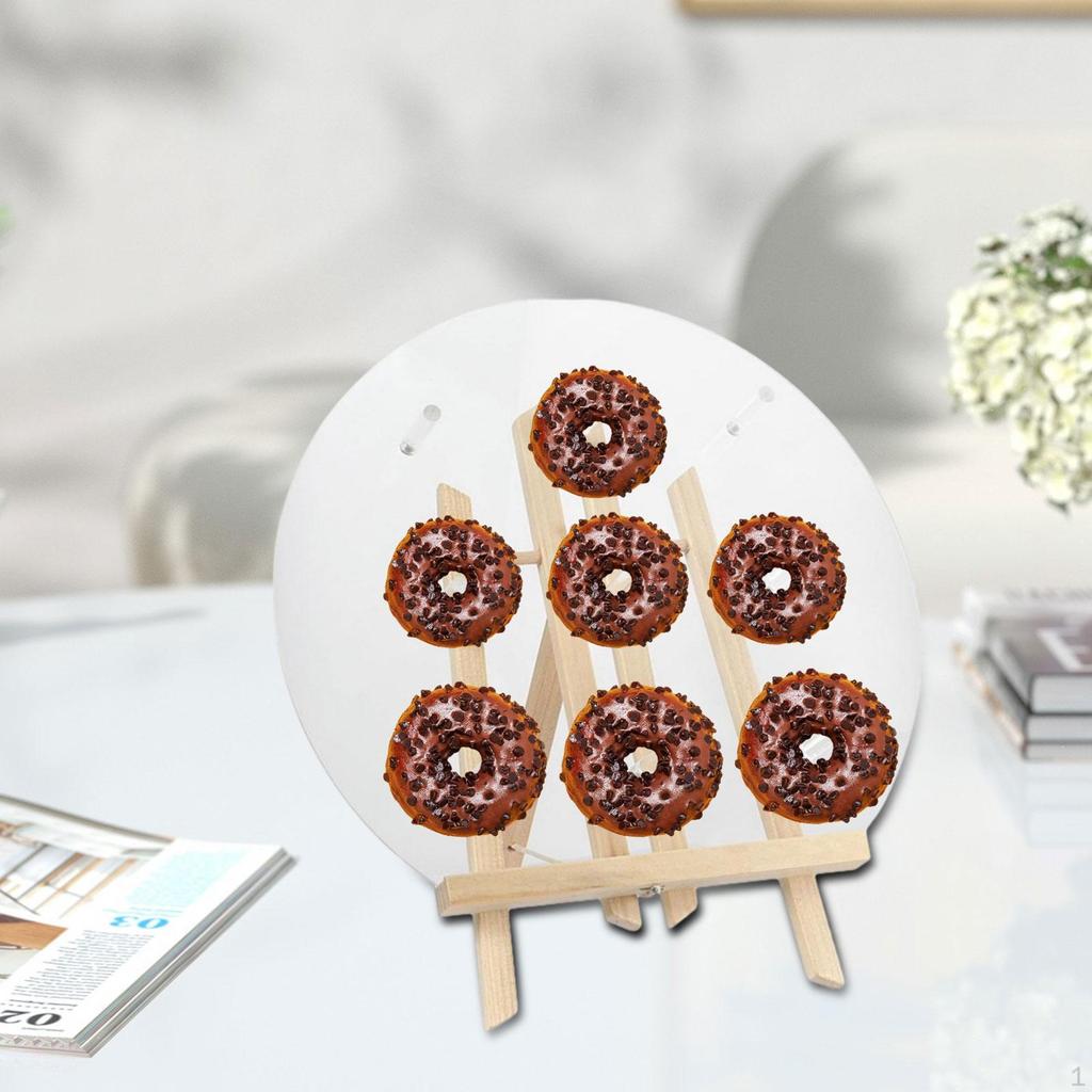 Donut Wall Display Stand Acrylic Doughnut Food Buffet
