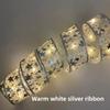 Holiday Led Ribbon String Lights With Pvc Material For Christmas Tree And Gift Decoration