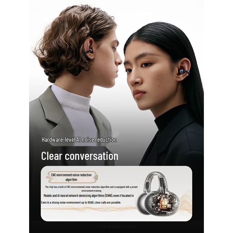 SANAG S8S AI Наушники с костной проводимостью, Bluetooth, с зажимом