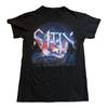 STYX Группа Концерт Черный Североамериканский Тур Унисекс Футболка Мужская Женская Футболки Топ Топы Футболка