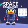 Детская игрушка-уточка, музыкальная интерактивная игрушка, электрическая со светом и звуками, танцующий робот, космические элементы для младенцев, подарки для детей