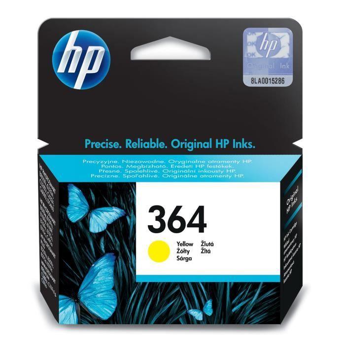HP 364 Genuine Yellow Ink Cartridge (CB320EE) for HP DeskJet 3070A and HP Photosmart 5525/6525