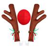 Christmas Reindeer Car Costume Christmas Antlers for Truck SUV Car Decor