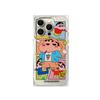 Clear Square Back Tube Case Protection For iPhone 12 11 14 Pro Max 13 16 ProMax 15 Plus Anti-Oxygen,Crayon Shin-chan Pattern Casing