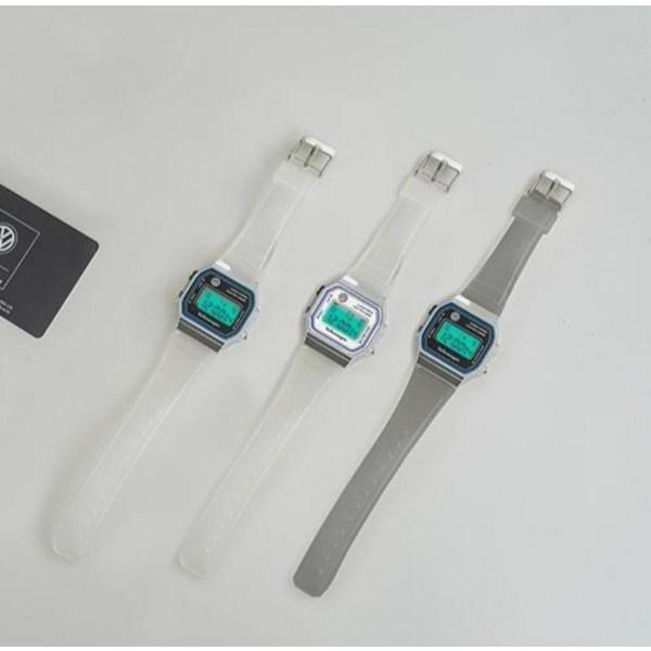 Volkswagen Digital Urethane Band Transparent Jelly watch,Korean Popular Watches