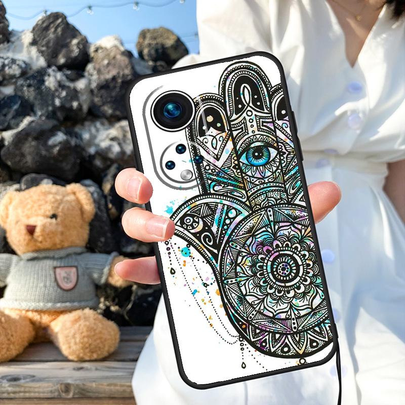 Hamsa Hand of Fatima Cover For Honor Magic 6 5 Lite Pro 50 70 90 Honor X8b X9b X6 X7 X8 X9 X6a X7a X9a X8a Case