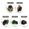 Witch Ghost Set Enamel Pin Brooch Punk Frog Skull Potted Cat Black Bird Animal Flower Medicine Bottle Badge Love Jesus Jewelry