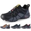 2025 New Men's Hiking Shoes Comfortable Leather Wear-Resistant Outdoor Boots Men's Leisure Travel Hiking Sports Shoes