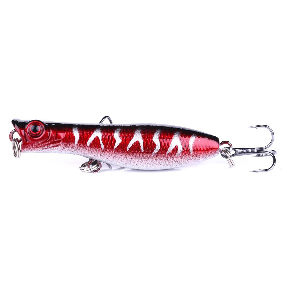 Exquisite Spray Paint Body Pencil Lure Fishing Set 6CM 5G Fishing Lure for Bass Perch Sea Fishing 5PCS/set