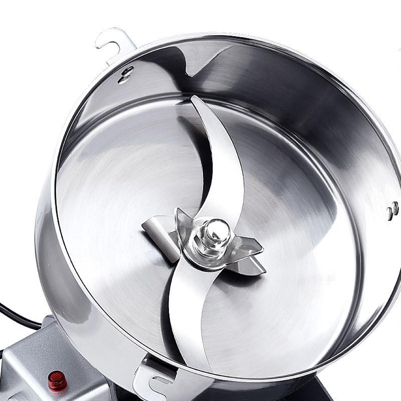 550W Large Capacity Crusher Multifunctional Stainless Steel Powder Mixer Electric Grinding Machine for Traditional Chinese Medicine Grains