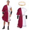 Carnival Men's Toga Clothing Ancient Greek Roman Gladiator Costume Adult Men Halloween Carnival Party Cosplay Roman Solider Fancy Dress
