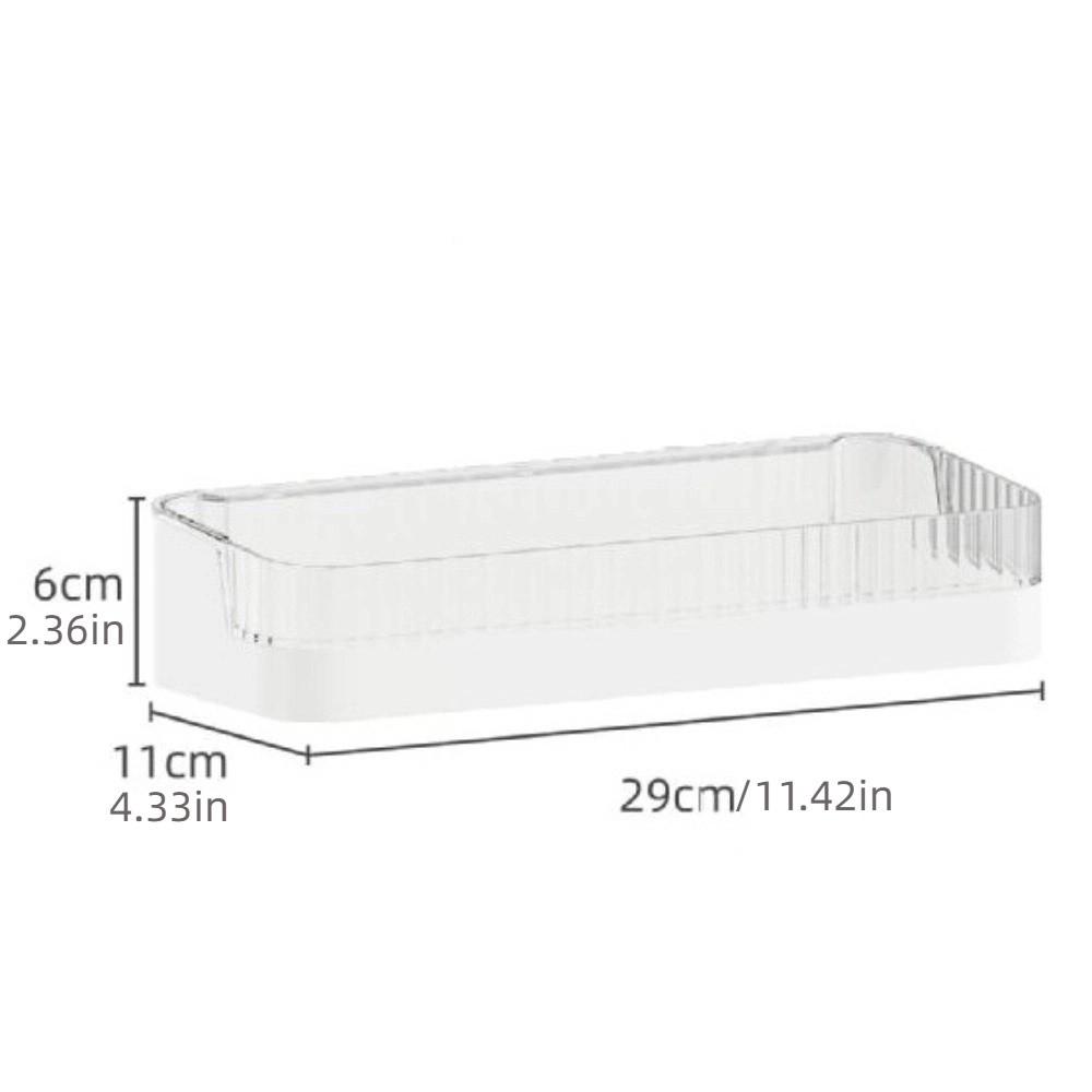 Wall Mounted Toiletries Holder No Nail Bathroom Shelf Bathroom Storage Rack for Shampoo