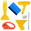 LUYING Automotive Wrapping Film Pasting Tool Set, 6-piece Set, Bubble-Free and Scratch-free, Sticking Tool, Car Film, Scraper, Sticker