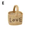1PC Gift Bag Party Burlap Storage Basket Linen Handle Baby Shower Lace Wedding Ceremony Flower Basket Table Decoration