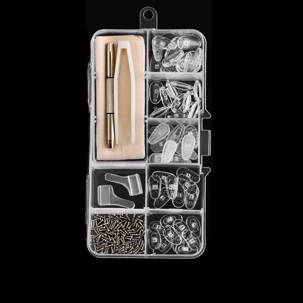 Antiskid Precision Screw Sets Silicone Glasses Repair Tools Eyeglass Repair Kit  Repair Accessories