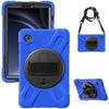Suitable for Samsung Tab A9 SM-X110/X115 tablet protective case with 360-degree rotating stand and triple protection against drops