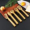 30-Styles Gold BBQ Food Tongs Steak Clip Stainless Steel Hollow Cake Bread Grill Clamp Cooking Utensils Kitchen Accessories