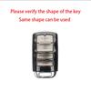 Interior Mouldings Zinc Alloy Leather Car Key Case Cover Fob Protect for Kia 4 Button Sorento K900 K7 Cadenza Accessories Keycha