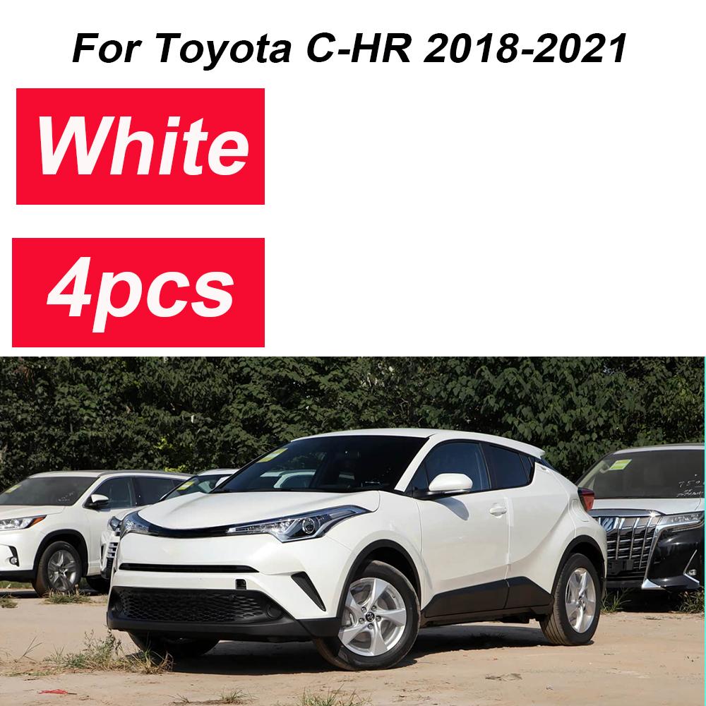 Для Toyota C-HR 2018 Аксессуары IZOA 2018- 4 ШТ. Передние Брызговики Грязезащитные Щитки Задние Брызговики Грязезащитные Колеса Автомобильные Аксессуары