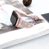 Браслет с цветочным бриллиантом Apple Series 8 7 6 SE 5/4/3, женский роскошный металлический ремешок для iWatch 38/42 мм, 40/44 мм, 49 мм, 45 мм, 41 мм