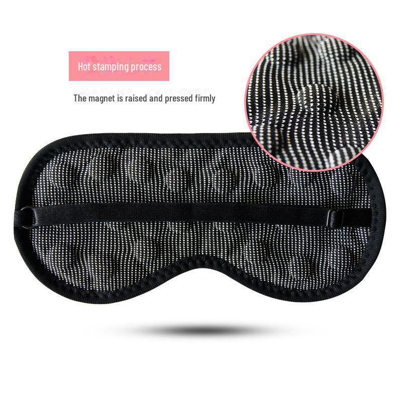 Графеновая магнитная маска для глаз с дальним инфракрасным излучением - светоблокирующая, мягкая, нескользящая бархатная маска для сна