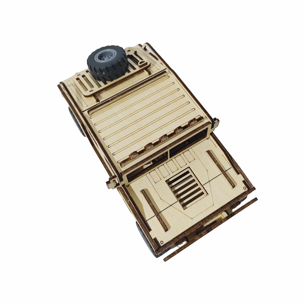 Adult 3D Wooden Puzzle Off-Road Vehicle Handmade DIY Craft Model Kit Birthday and Christmas Gift