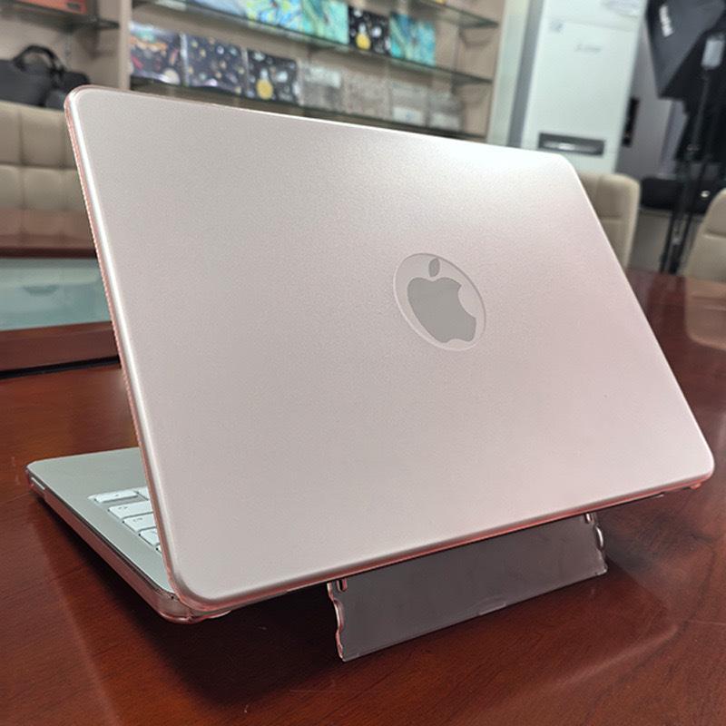 Защитный чехол-книжка из матового кристалла с подставкой для Apple MacBook Neo 13/14.2/15 Pro/Air