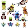 Plush Bees Animal Insect Hand Puppet Sensory Toys Hand Finger Story Puppet Preschool