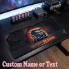 MAN Truck Customized Name Text Mouse Pad, Large Desk Mouse Mat Personalized Home Office Present
