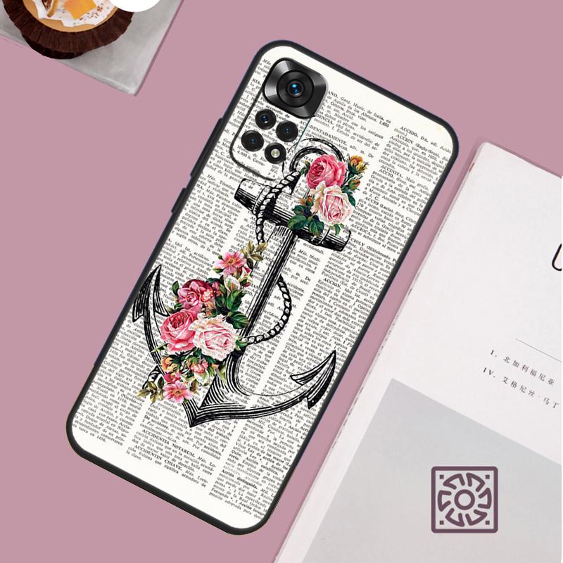Чехол с якорем и морским пляжем для Redmi Note 12 10 9 8 11 13 Pro 9S 10S 11S 12S Чехол для телефона для Redmi 12C 9C 10C 13C