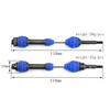 4 Pcs Rr Drive Shaft Steel Driveshaft CVD Replacement for   Slash Rustler Hoss   VXL 4X4 1/10 Remote control Car