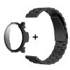 22mm Stainless Steel Metal Strap with PC Hard Case for Garmin Venu 4 45mm 18mm Watchband and Protection Case for Venu4 41mm