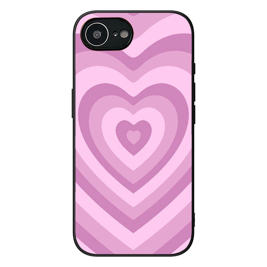 Cover for Samsung Galaxy S22 S21 S20 FE Ultra Plus A35 A36 A55 A37 A33 A34 A57 Coque Phone Case Pink Star Dark Red Heart Love