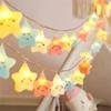 1PCS 10/20/40LEDs Cloud/Star Light String,USB And Battery Powered Waterproof Night Lights For Christmas Birthday Party Gifts