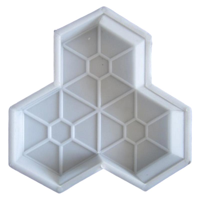 Формы для дорожек Кленовые листья Бетон Вручную Пластиковые формы для ступеней Мощение для тротуаров Дворов Квадратное украшение