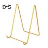Металлическая стойка для хранения фоторамка держатель дисплея высокая устойчивость треугольная конструкция не легко деформируется настольный держатель для хранения
