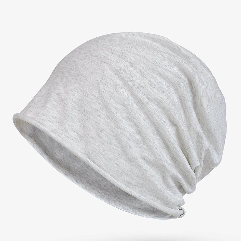 Unisex Lightweight Cotton Headscarf: Spring/Summer Breathable Cap & Sleep Hat