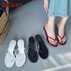 Fashion Fashion Round Toe Ladies Thin Heel Slippers Slides Female Flip Flops Sandals Spring Summer Women Heeled Slippers Shoes Pumps