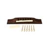Rosewood Saddles Through Guitar Bridge Acoustic Guitar Wood Rosewood Bridge Pin Saddles Nut Guitar Replacement Part