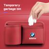 Leather Car Cup Holder Storage Box For BMW X1X2X3X5 X6 X7 1 3 5 6 7 Series F40 E60 E90 G20 G30 Door Trash Can Umbrella Organizer RL7