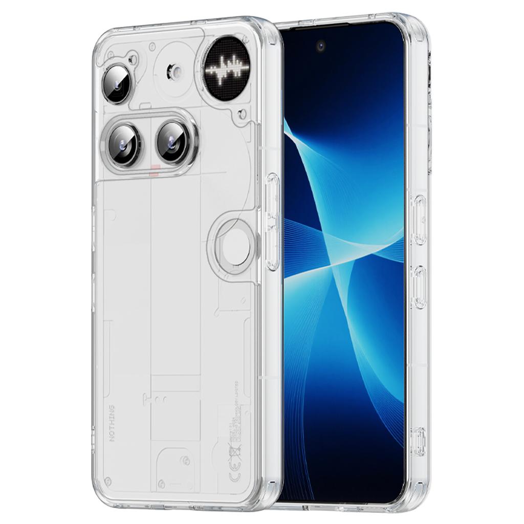 Ни за что Телефон (3) Чехол для 5G из ТПУ + Акрила, Задняя крышка для телефона, Защита от пожелтения