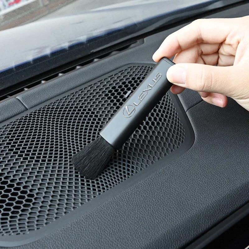 ABS Air Outlet Retractable Brush Car Conditioning Cleaning Brush Interior Dust-removing Tool Auto Accessories