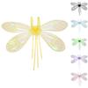 LED Light Up Dragonfly Wings for Fairy Costume, Halloween Masquerade Party Dress Up Props with Adjustable Strap, Battery Operated