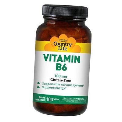 Витамин В6 (Пиридоксин), Vitamin B6 100, 100таб (36124089)